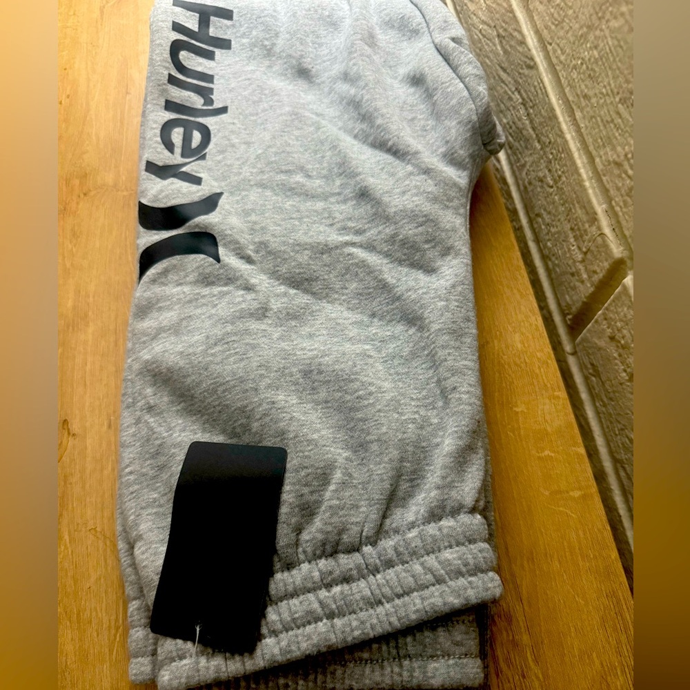 Boys’ Size L Grey Hurley Sweatpants